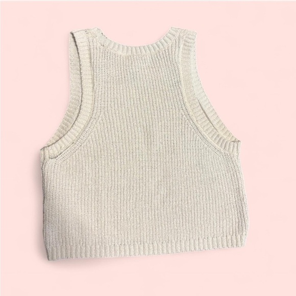 H&M Crochet White Knit Top - Picture 2 of 4